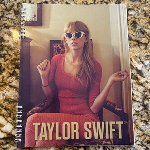 Taylor Swift 2012 Red Spiral Notebook